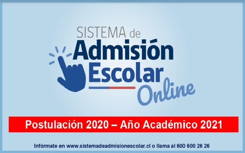 Sistema de Admisión Escolar Online - Año académico 2021