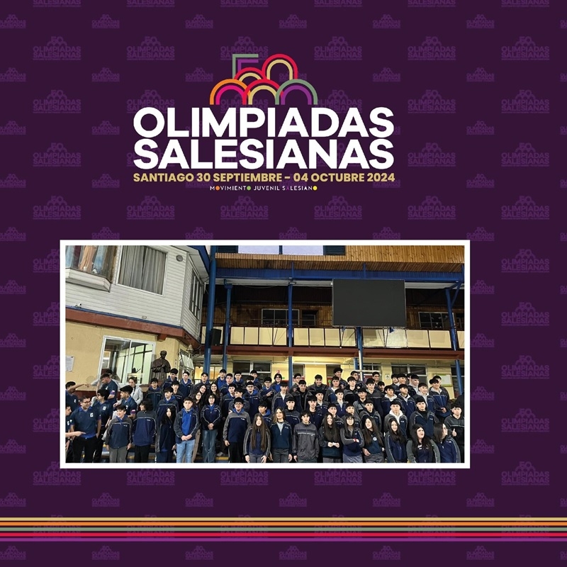 Delegación estudiantil del Colegio Salesianos Puerto Montt recibe bendición para las Olimpiadas Salesianas 2024